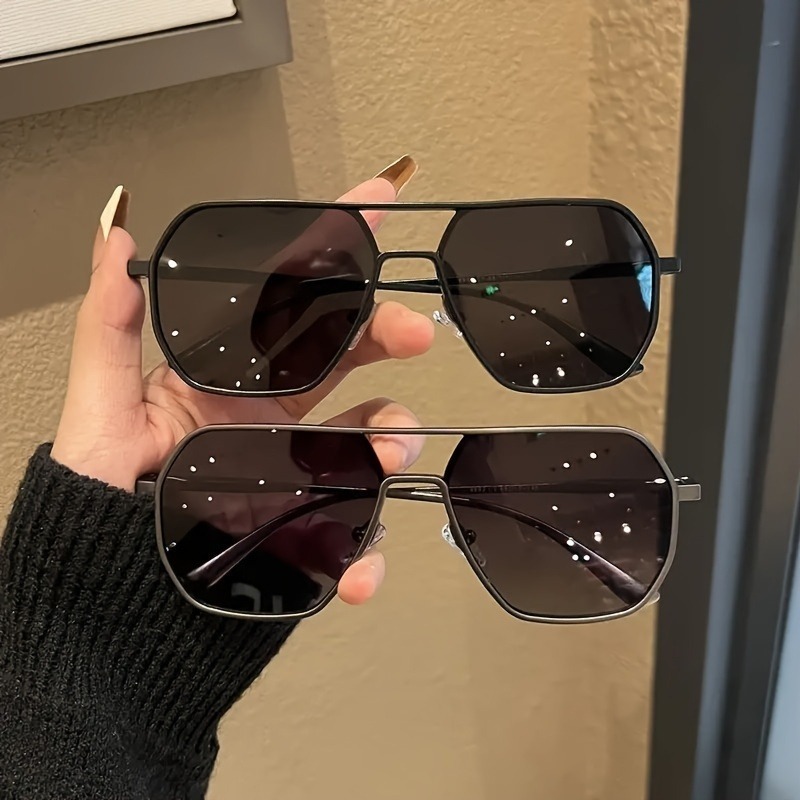 Sunglasses Polarized Men - Duże kwadratowe okulary przeciwsłoneczne z polaryzacją