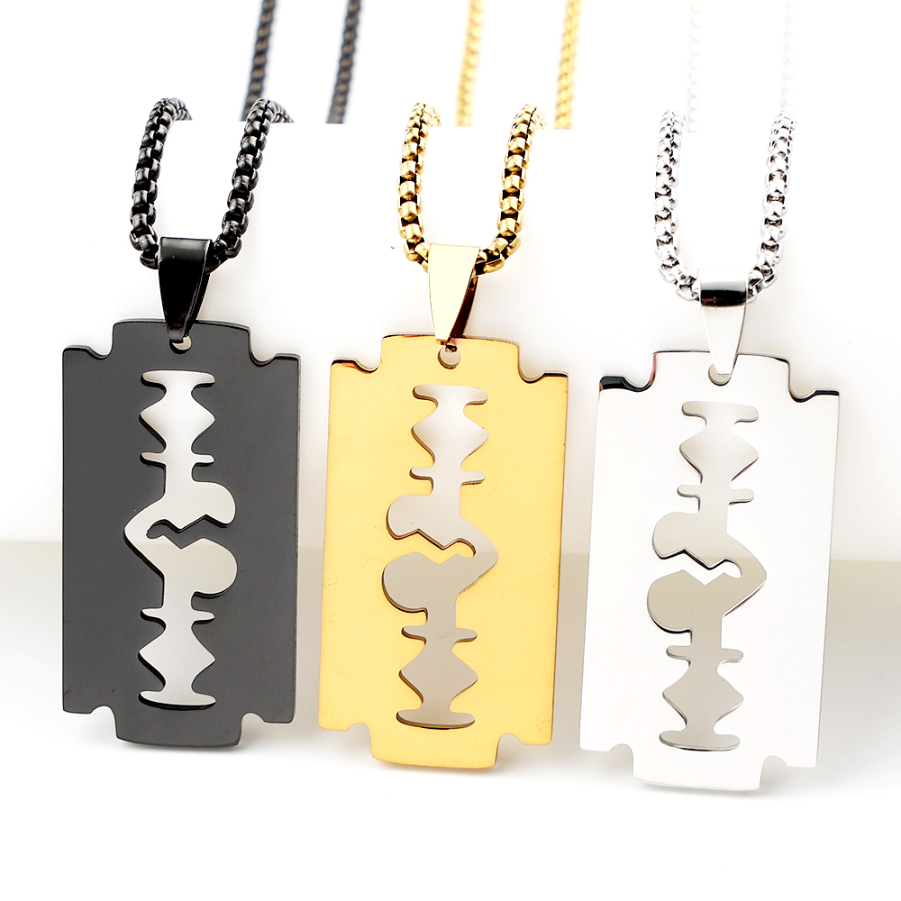 Men Accessories Aesthetic - Gotyckie naszyjniki z zawieszką w kształcie