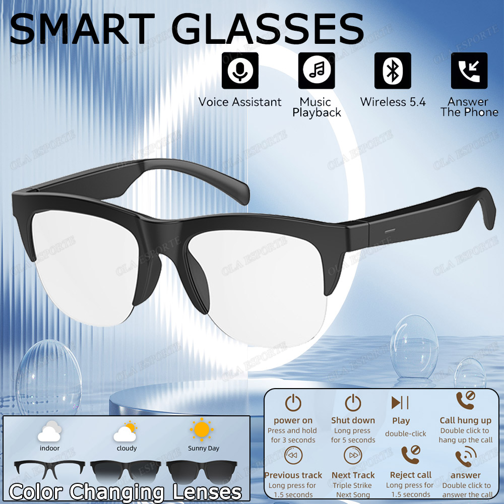Sunglasses Polarized Men - Okulary inteligentne fotochromowe zmieniające kolor 2026,
