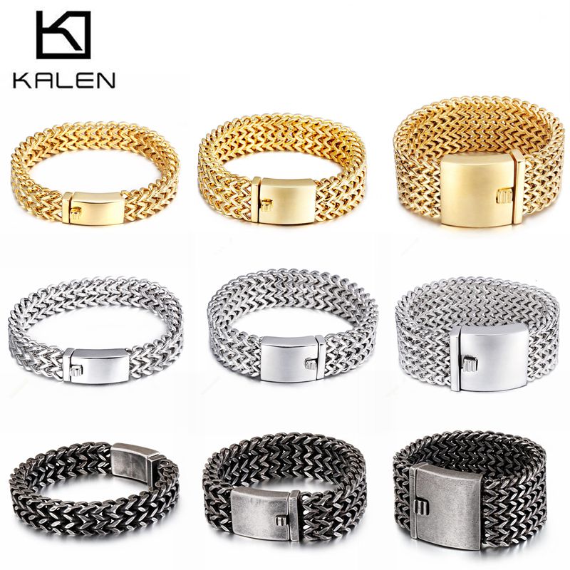 Men Accessories In Dubai - KALEN Nowe bransoletki z łańcuszkiem ze