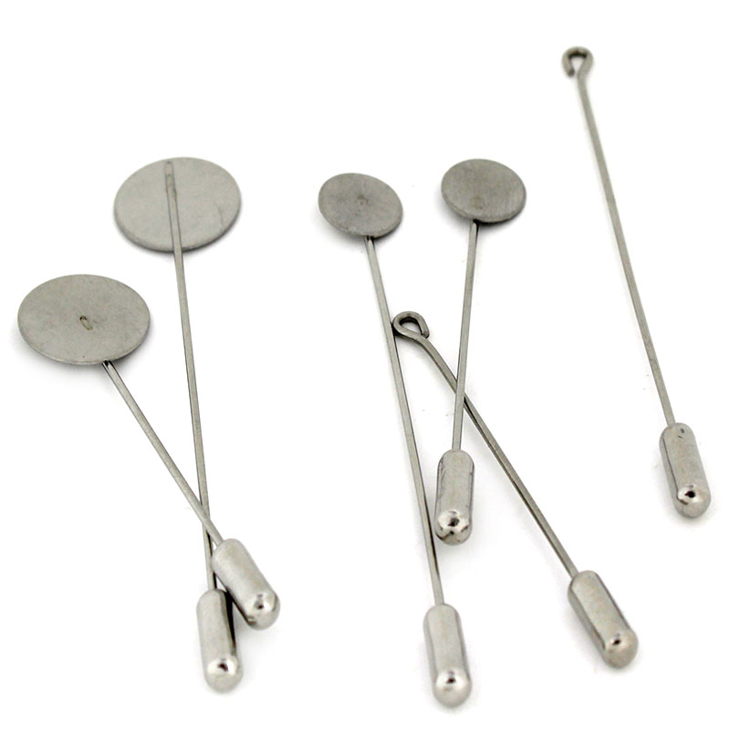 10 sztuk/partia 10 15mm Stal N – Men Accessories Brooch recenzja i cena