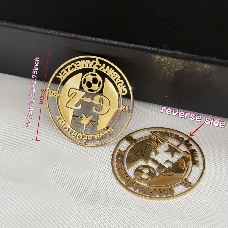 Broszka z własnym logo, prosta – Men Accessories Brooch recenzja i cena