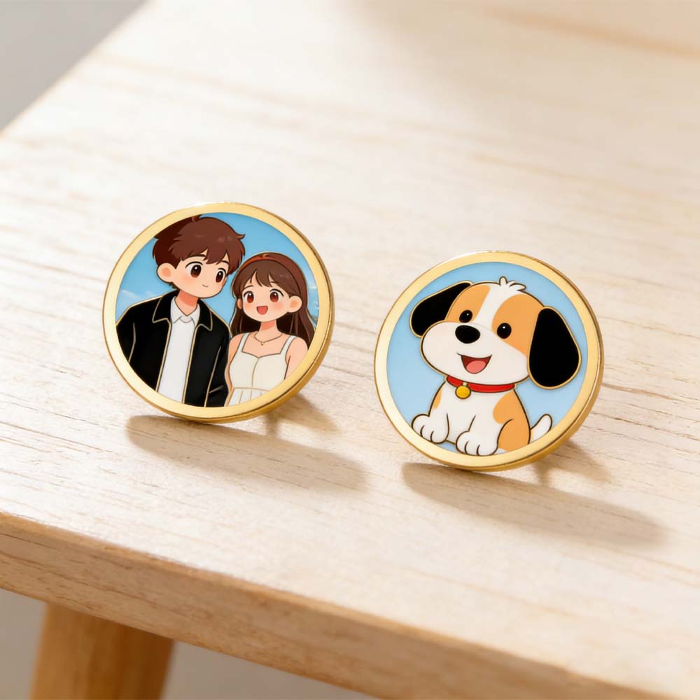 Spersonalizowana przypinka/bro – Men Accessories Brooch recenzja i cena