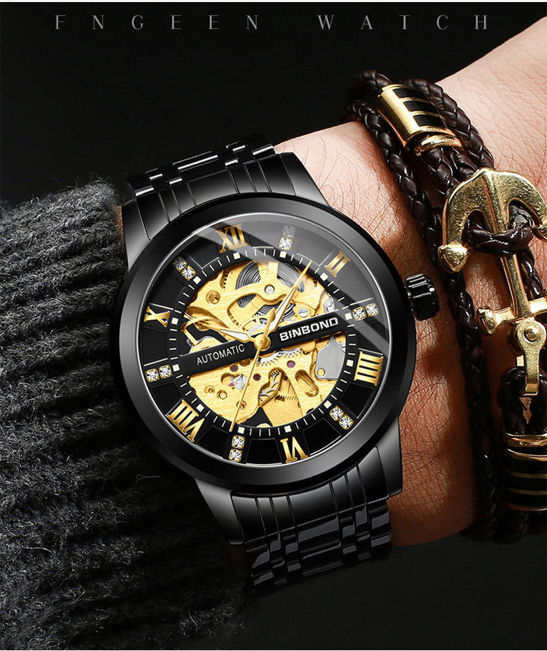 Bindond męskie automatyczne ze – Men'S Accessories Luxury Brands recenzja i cena