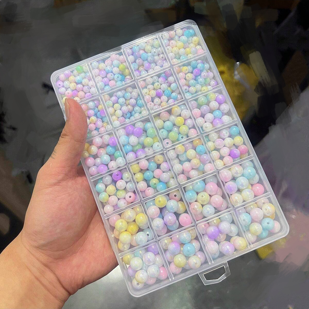 800 sztuk / zestaw w pudełku z – Bead Bracelet Men recenzja i cena