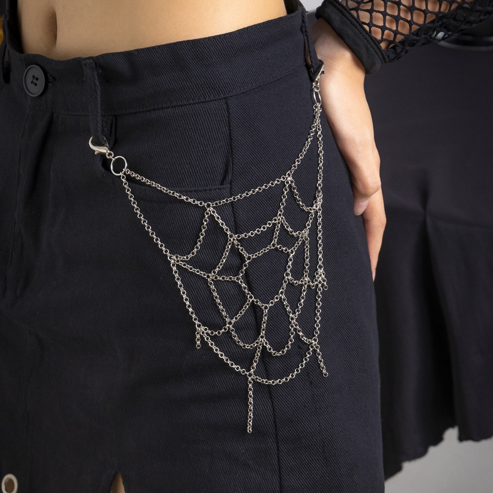 Gotycki Punk Srebrny Łańcuszek – Men'S Accessories Chain recenzja i cena