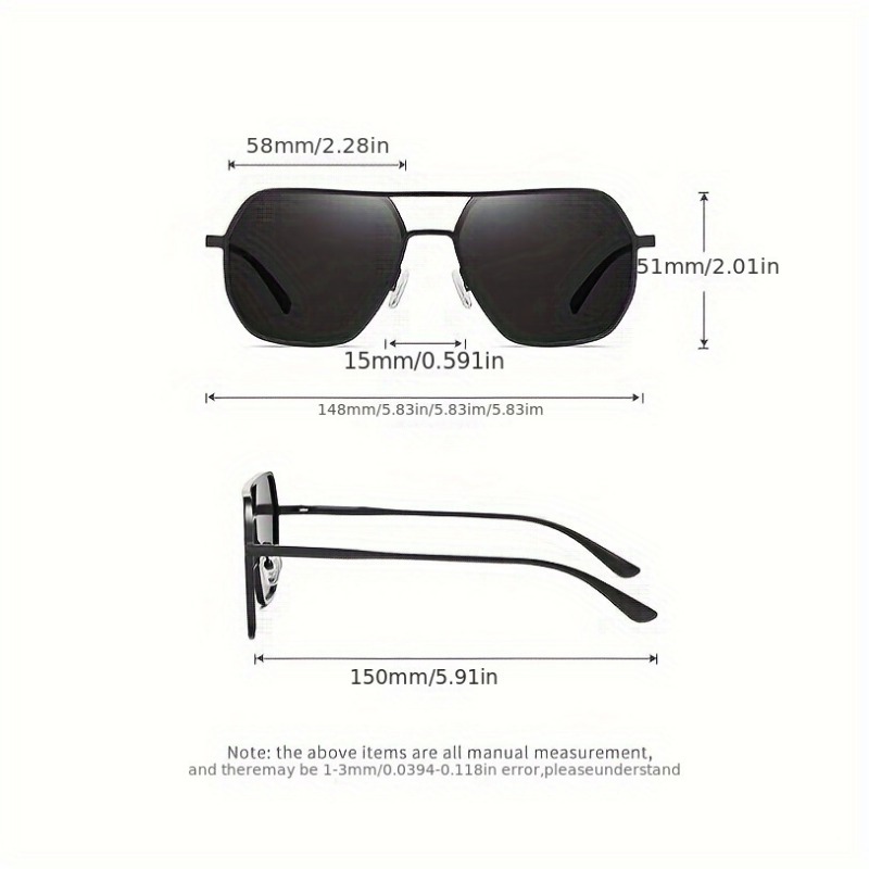 Duże kwadratowe okulary przeci – Sunglasses Polarized Men recenzja i cena