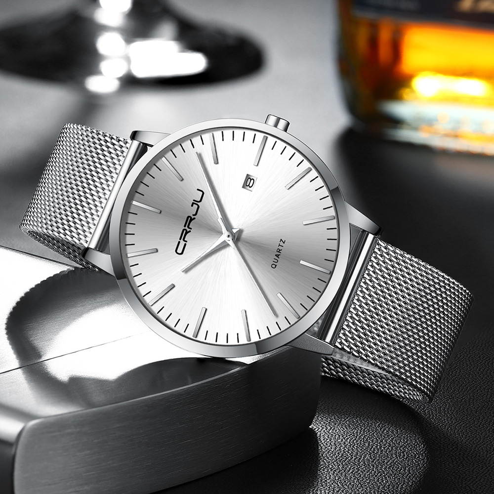 CRRJU nowe modne męskie zegark – Men'S Accessories Luxury Brands recenzja i cena