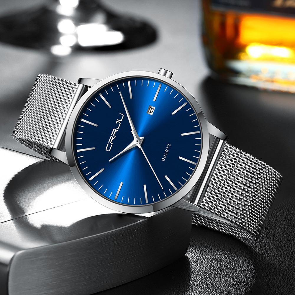 CRRJU nowe modne męskie zegark – Men'S Accessories Luxury Brands recenzja i cena
