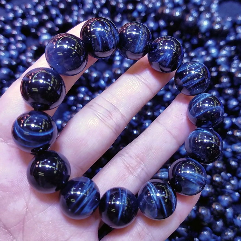 Naturalne koraliki z niebieski – Bead Bracelet Men recenzja i cena