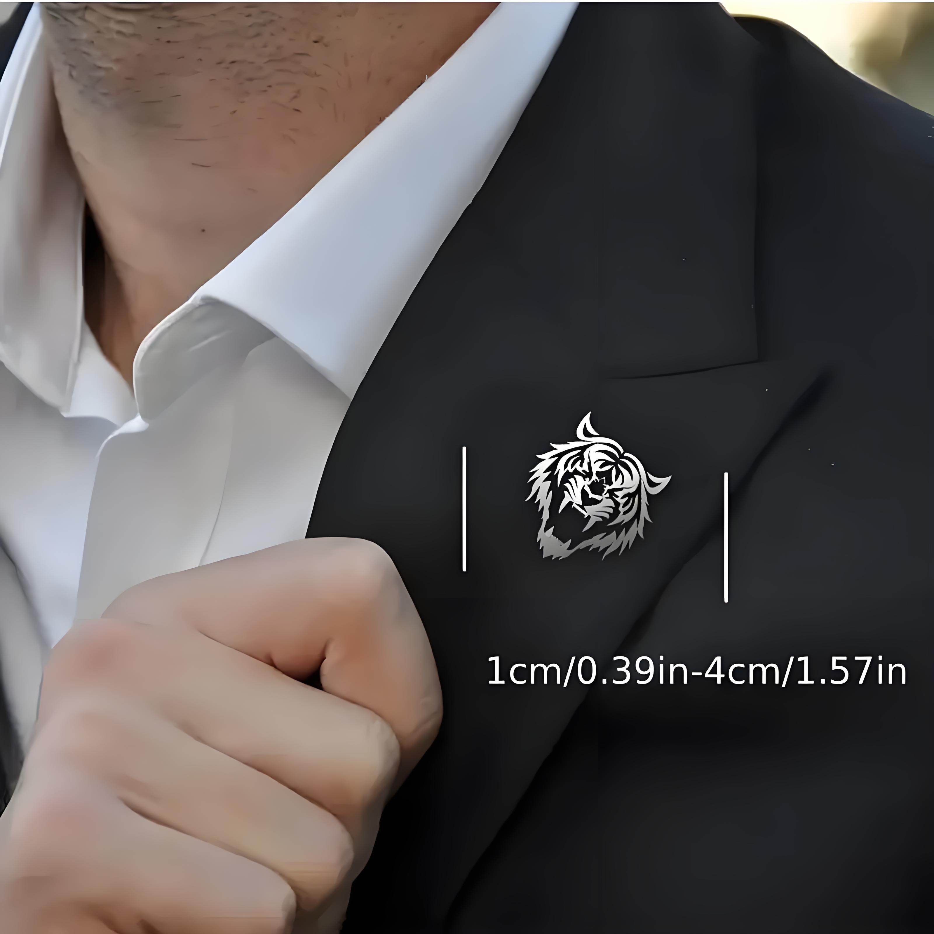 Męska przypinka do klapy ze st – Men Accessories Brooch recenzja i cena