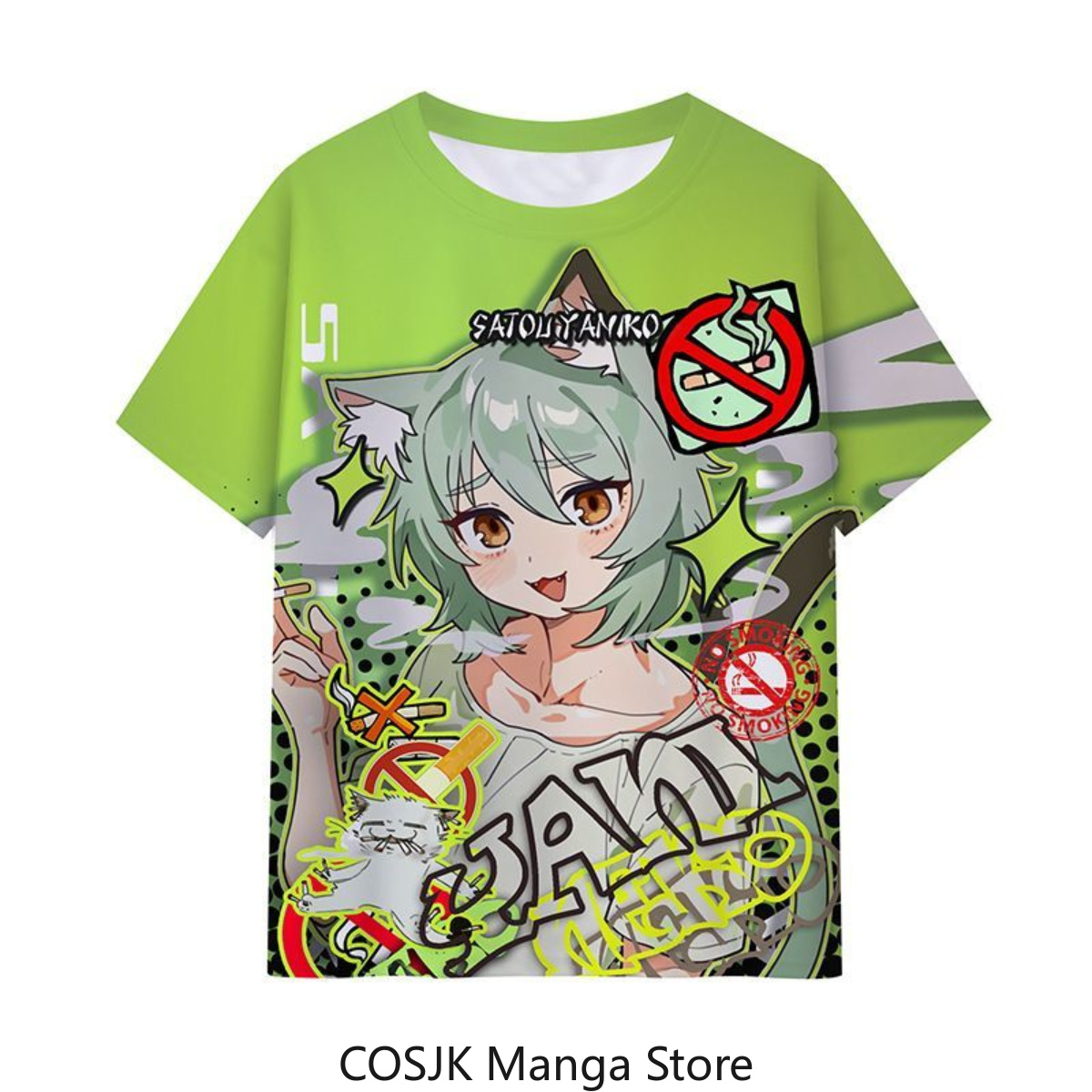 Anime Chainsmoker Cat Yani Nek – Men Accessories For Gift recenzja i cena