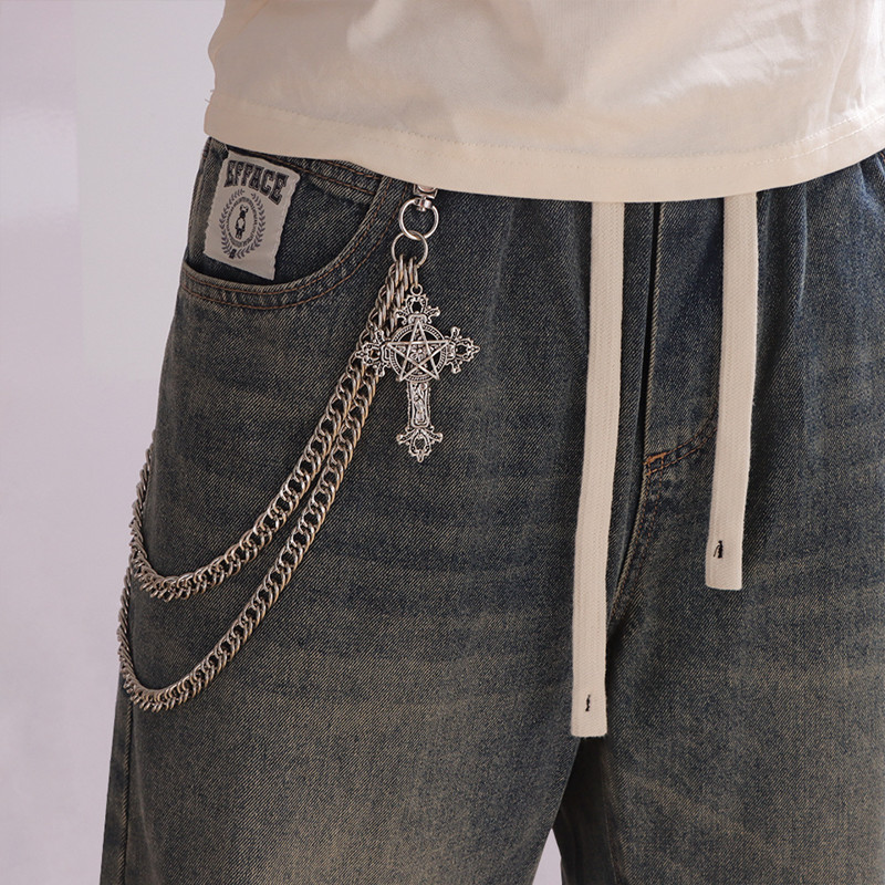 Moda Punk Metalowy łańcuszek d – Men'S Accessories Chain recenzja i cena
