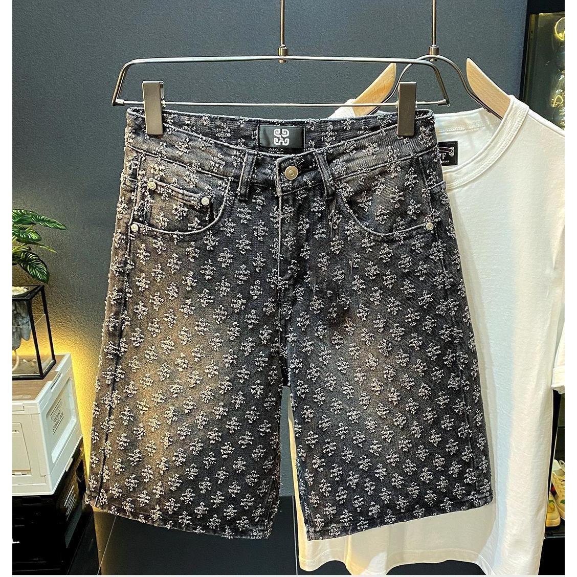 Letnie dżinsowe szorty męskie  – Men'S Accessories For Jeans recenzja i cena