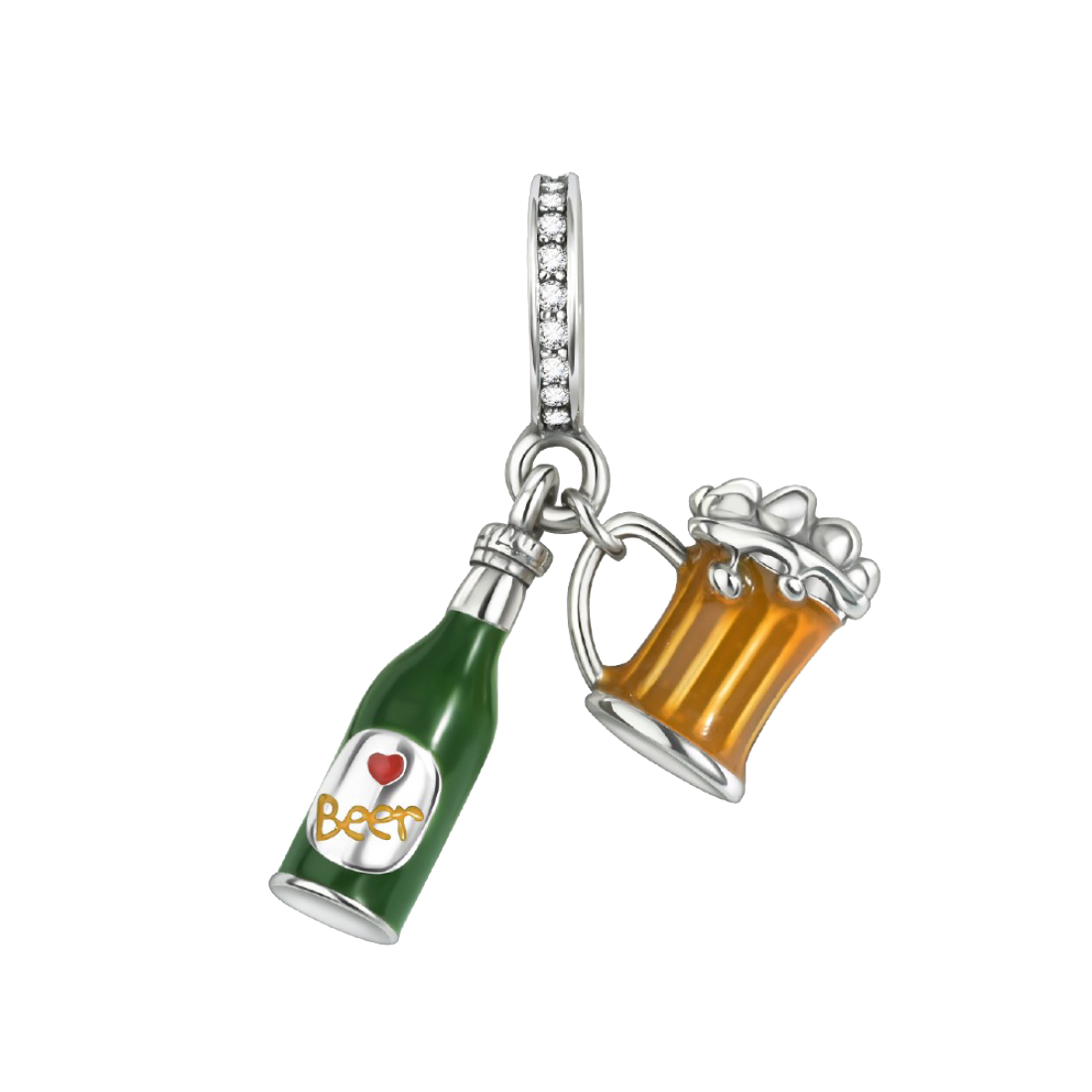 Zawieszka ze srebra próby 925  – Bead Bracelet Men recenzja i cena