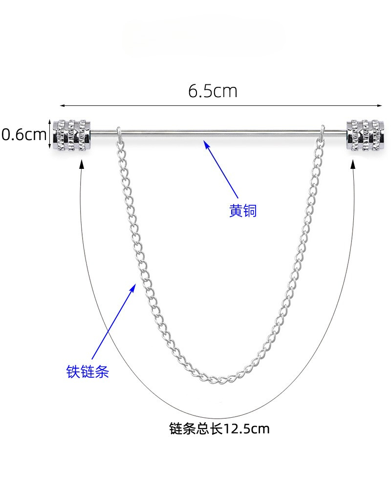 Nowa męska broszka do koszuli, – Men Accessories Brooch recenzja i cena